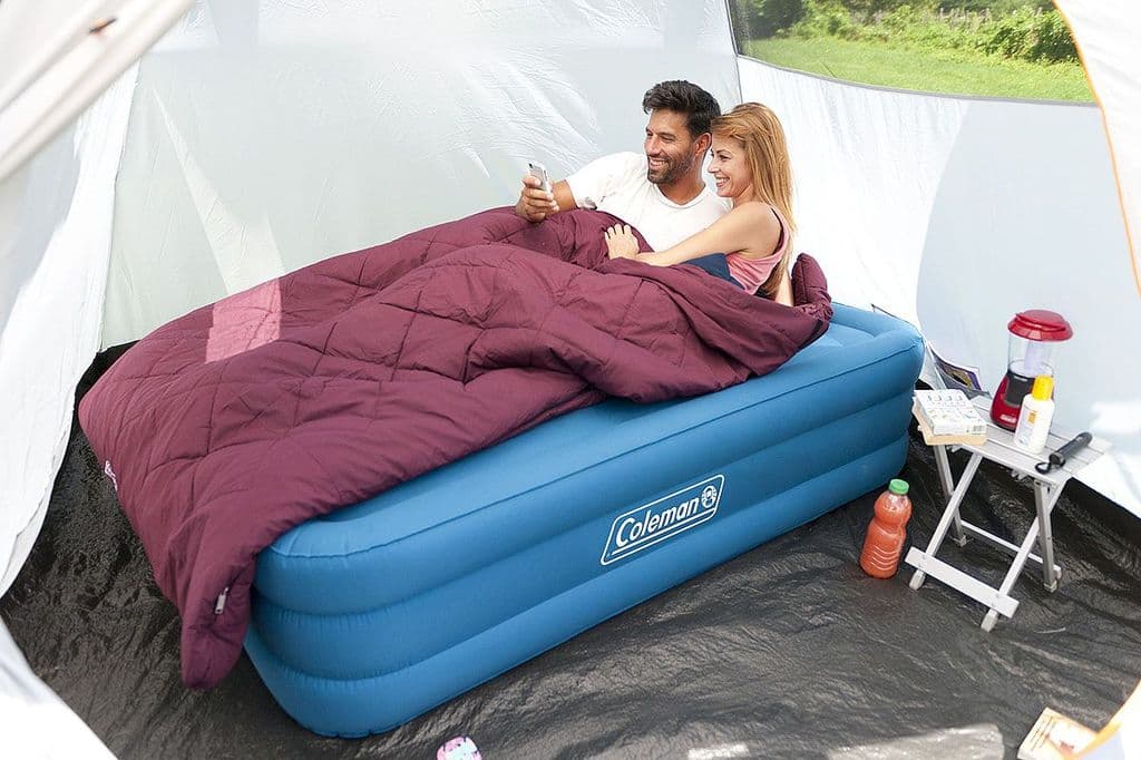 coleman self inflatable air mattress walmart